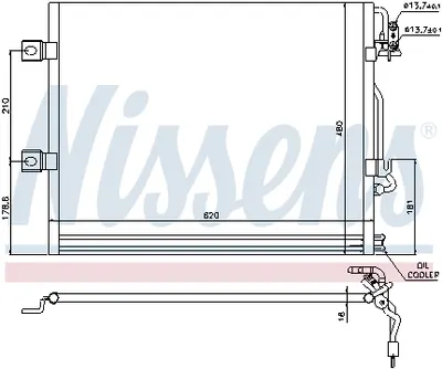 Radiator clima AC Mercedes Clasa S (C216), S (W221) 3.0-6.2 intre 2005-2013