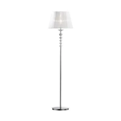 lampa de podea Pegaso, 1 bec, dulie E27, D:400 mm, H:1650 mm, Crom
