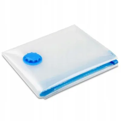 Sac pentru vidat haine, inchidere glisor, reutilizabil, transparent, 60X80 cm