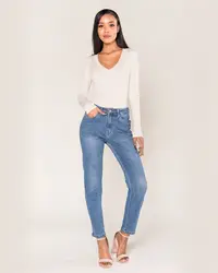 Blugi Dama albastri, Push-up Skinny Nina Carter P076-5A M7