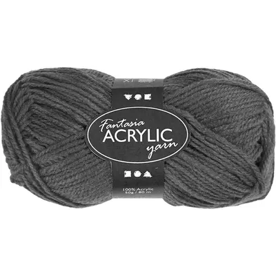 Fir acrilic, 20x50g – Gri