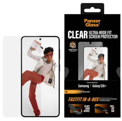 PanzerGlass sticlă protector – UWF cu FASTFIT IN-A-BOX, Galaxy S26 Plus