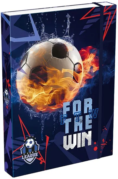 Cutie cu bandă elastică Lizzy Card Top League - Win, A4