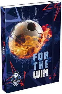 Cutie cu bandă elastică Lizzy Card Top League - Win, A4