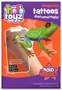 Tatuaje temporare HoloToyz Augmented Reality - Eroi