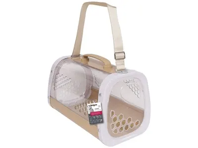 CUSCA TRANSPORT Honey Pet, pentru caini si pisici, cofee, 59.1 x 38.1 x 35.4 cm