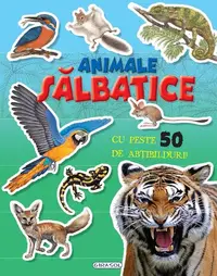 Mai caută și lipește - Animale sălbatice - Paperback