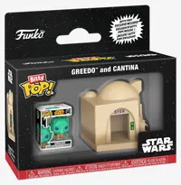 Mini figurine Funko Bitty POP! Towns: Star Wars - Greedo și Cantina