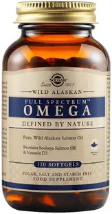 Full Spectrum Omega, Wild Alaskan, 120 capsule, Solgar