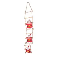 Decorațiune suspendată pentru Crăciun din material textil 50 cm Santa Mouse – Sass & Belle