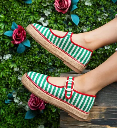 Espadrile dama Gamny Verzi