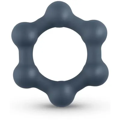 Boners Hexagon Cockring Steel Balls inel pentru penis 7.5 cm