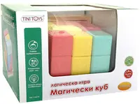 Joc de logică din lemn Tini Toys - Ordonează cubul