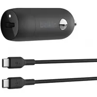 Incarcator Auto Cu Cablu USB-C Belkin BoostCharge, 30W, 3A, 1 x USB-C, Negru CCA004bt1MBK-B6