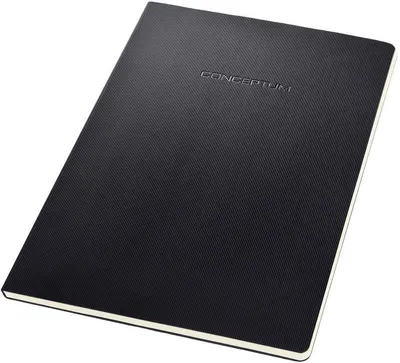Sigel Conceptum Notepad - În linii, A4, negru