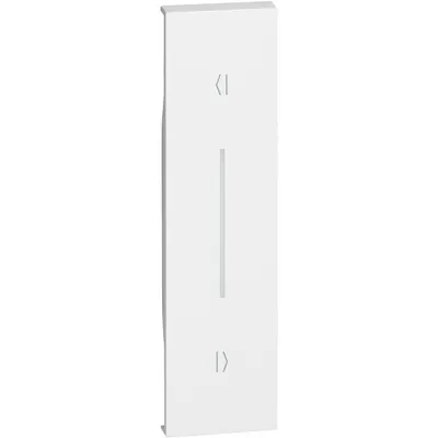 Tasta 1 modul pentru referinta K4037 instalare verticala Bticino Living Now KW05V, alb