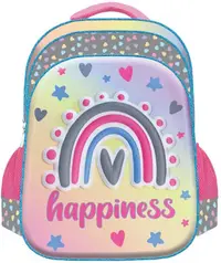 Rucsac 3D S. Cool - Happiness, cu 2 compartimente, lumini LED