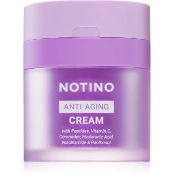 Notino Anti-Aging Cream with Peptides, Vitamin C, Ceramides, Hyaluronic Acid, Niacinamide & Pantheno crema de zi si de noapte împotriva îmbătrânirii pielii