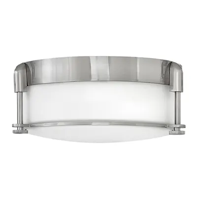 Corp de iluminat decorativ pentru exterior, Colbin 2 Light Small Flush Mount – Brushed Nickel