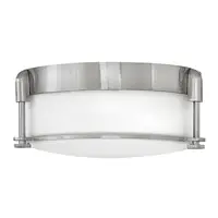 Corp de iluminat decorativ pentru exterior, Colbin 2 Light Small Flush Mount – Brushed Nickel