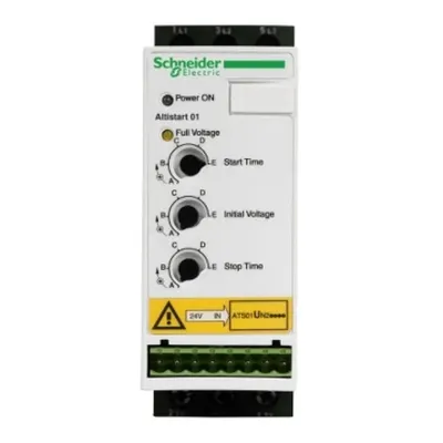 Soft Starter pentru Motor Asincron, Atsu01, 6 A, 200, 480V, 0.75, 3 Kw