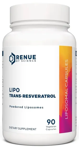 Lipo Trans-Resveratrol, 125 mg, 90 capsule, Renue By Science