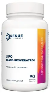 Lipo Trans-Resveratrol, 125 mg, 90 capsule, Renue By Science