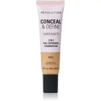 Revolution Conceal & Define machiaj cu efect matifiant culoare F9.7W 23 ml