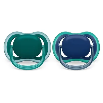 Set suzete silicon Avent Ultra Air 6-18 luni Boy