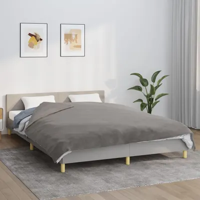 Gossi patura grea cu husa, gri, 200x200 cm, 9 kg, textil