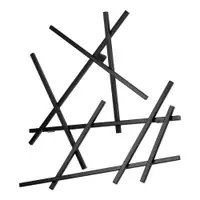 Cuier de perete negru din metal 79 cm Matches – Spinder Design