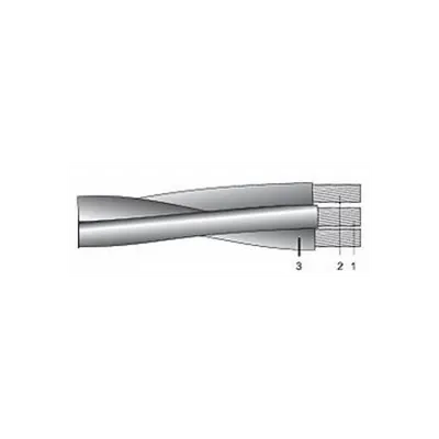 Cablu aerian aluminiu T2XIR 50/8 OL-AL 3X50 - Unifilar (RU/RE/SE)