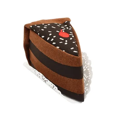 Șosete Funny Cake – șosete haioase cu model tort, cadou original, One Size