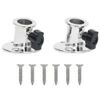 vidaXL Baza rotundă tub barcă Bimini, 26 mm, 2 buc., oțel inoxidabil