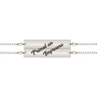 Forever - Set bratari personalizate cu tablita pentru cuplu din argint 925