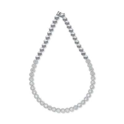 Colier din aur alb cu diamante de 11.3ct