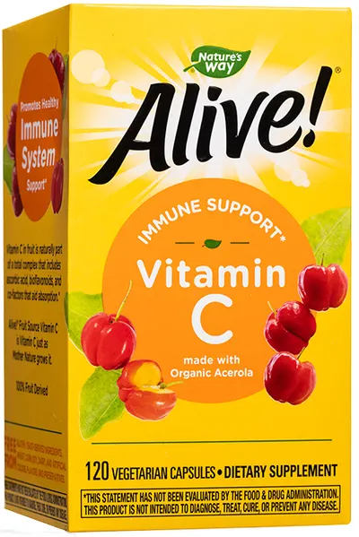 Alive Vitamin С, 120 capsule, Nature's Way