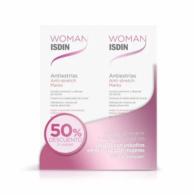 Cremă de Corp Antivergeturi Isdin Woman 2 x 250 ml 250 ml