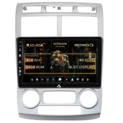 Navigatie Kia Sportage (2005-2010) M AC, Android, A-Octacore 4GB RAM + 64GB ROM, 9 Inch - AD-BGA9004+AD-BGRKIT148