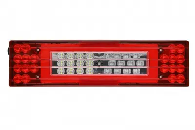 Stop spate dreapta (LED, 24V, cu intermitent, cu far de ceata, lumina de marsarier, cu stop, lumina de parcare, cu iluminare placuta, reflector ) potrivit MERCEDES