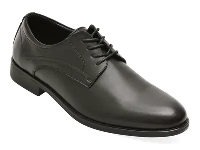 Pantofi eleganti BITE THE BULLET negri, BM6305, din piele naturala