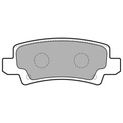 Set placute frana, frana disc DELPHI LP1864
