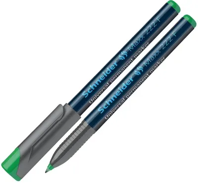 Marker permanent Schneider Maxx 222 F - 0,7 mm, verde