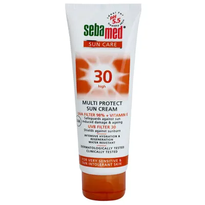 Sebamed Sun Care Multi Protect Sun Cream cremă pentru plaja SPF 30 75 ml