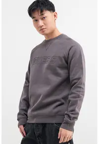 Bluza de trening cu decolteu la baza gatului - Maro taupe deschis