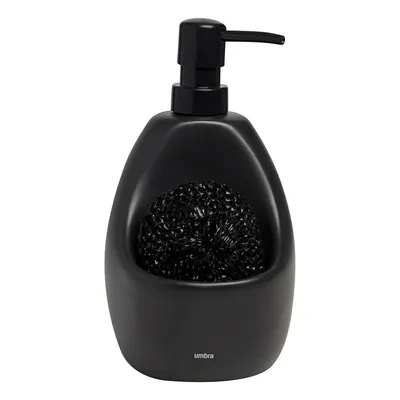 Dozator de săpun lichid negru din ceramică 590 ml Joey – Umbra