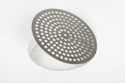Grilă Metalică pentru Aspirator – Premium Quality Silver, Protecție și Durabilitate Profesională