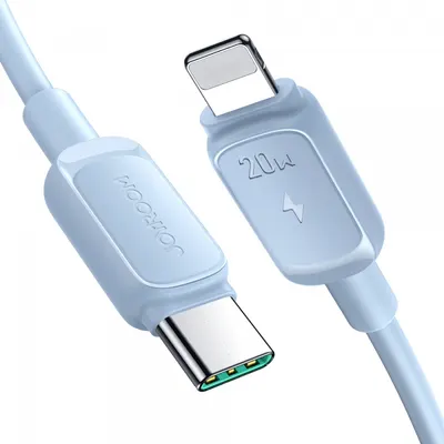 Cablu Date si Incarcare USB-C - Lightning Joyroom S-A14, 20W, 1.2m, Albastru