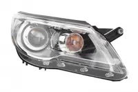 Far dreapta (D1S H7, reglaj electric, cu motoras, fundal cromat) VW TIGUAN 2007-2018
