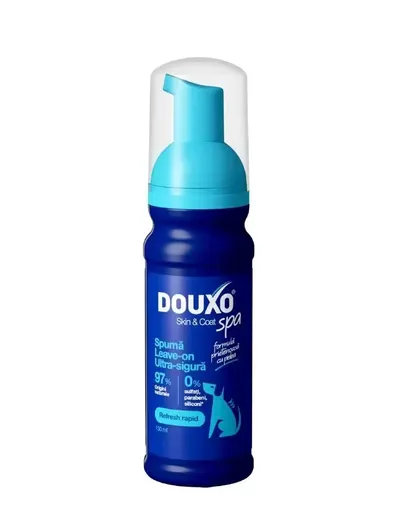 Sampon uscat caini, Douxo Spa Dog Mousse, 150 ml